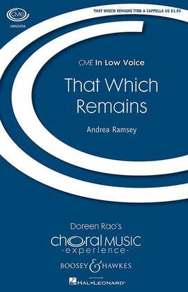 Ramsey, A: That Which Remains