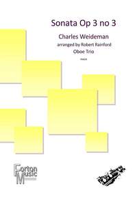 Charles Weideman: Sonata Opus 3 no 3