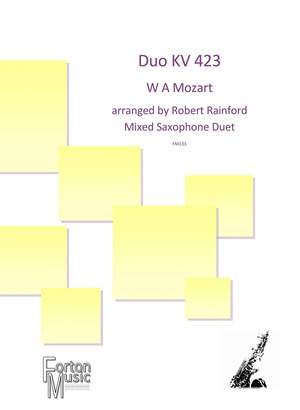 Wolfgang Amadeus Mozart: Duo KV423