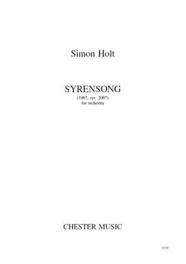 Simon Holt: Syrensong