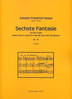 Hesse, A F: Sixth Fantasy op.57