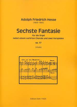 Hesse, A F: Sechste Fantasie op.57