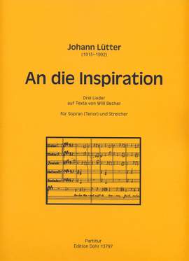 Luetter, J: An die Inspiration