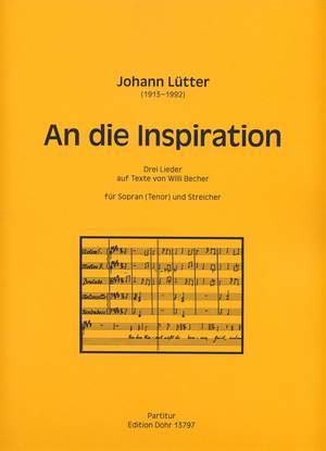 Luetter, J: An die Inspiration