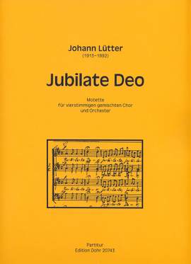Luetter, J: Jubilate Deo