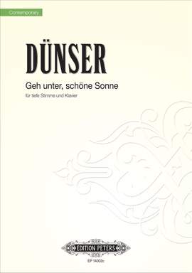 Duenser, R: Geh unter, schöne Sonne