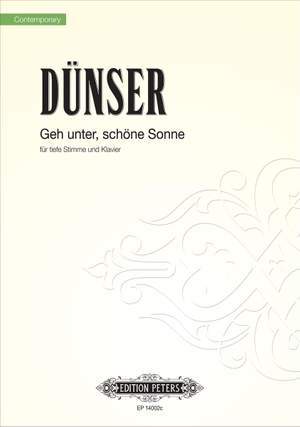 Duenser, R: Geh unter, schöne Sonne