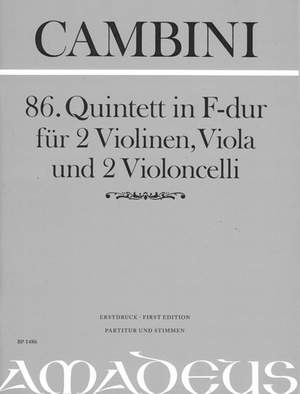 Cambini, G G: 86. Quintett