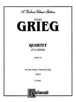 Edvard Grieg: String Quartet, Op. 27 Product Image