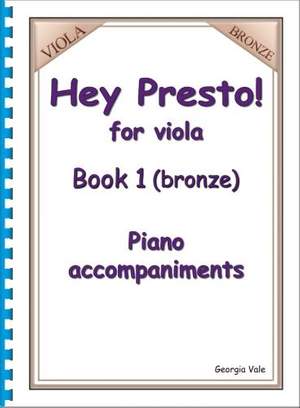 Hey Presto! for Viola Book 1 - Piano Accompaniments