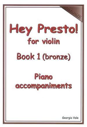Hey Presto! for Violin Book 1 - Piano Accompaniments