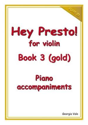 Hey Presto! for Violin Book 3 - Piano Accompaniments