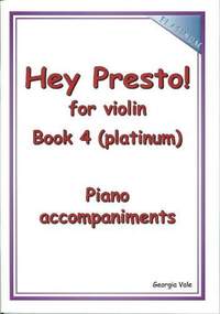 Hey Presto! for Violin Book 4 - Piano Accompaniments