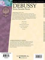 Claude Debussy: Claude Debussy - Seven Favorite Pieces Product Image