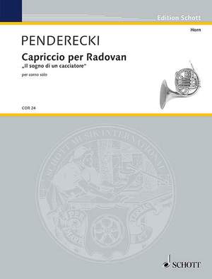 Penderecki, K: Capriccio per Radovan