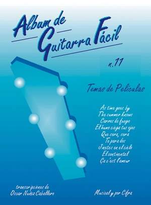Caballero: Album De Guitarra Facil No 11 Temas De Peliculas