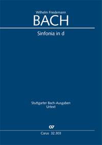 Bach, Wilhelm Friedemann: Sinfonia in D minor (Fk 65C7)
