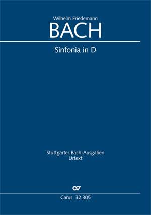 Bach, Wilhelm Friedemann: Sinfonia in D major (C-Inc16)