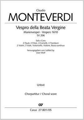 Monteverdi: Vespro della Beata Vergine 1610