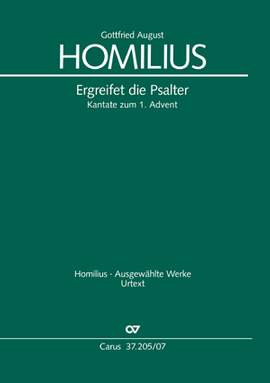 Homilius, Gottfried August: Ergreifet die Psalter, ihr christlichen Chöre