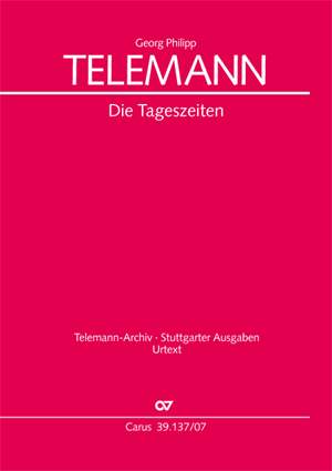 Telemann, Georg Philipp: Die Tageszeiten