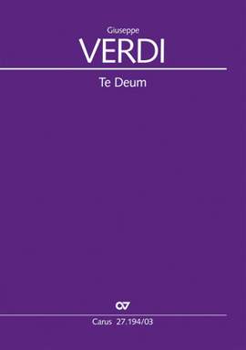 Verdi, Giuseppe: Te Deum