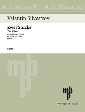 Silvestrov, V: Two Pieces
