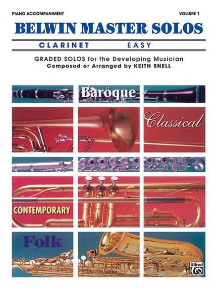 Belwin Master Solos, Volume 1 (Clarinet)