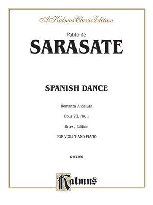 Pablo de Sarasate: Spanish Dance, Op. 22, No. 1 (Romanza Andaluza)