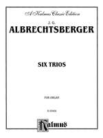 Johann Georg Albrechtsberger: Six Trios for Organ Product Image