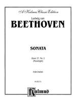 Ludwig van Beethoven: Sonata No. 14 in C-Sharp Minor, Op. 27, No. 2 ("Moonlight") Product Image