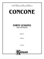 Giuseppe Concone: Forty Lessons, Op. 17 Product Image