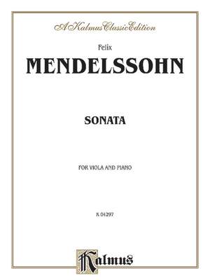 Felix Mendelssohn: Sonata