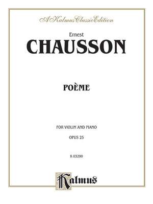 Ernest Chausson: Poeme