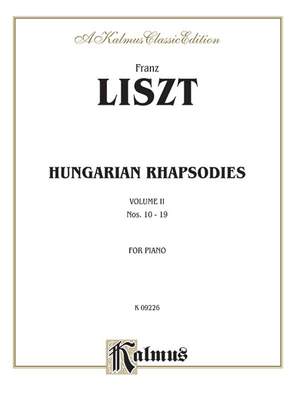 Franz Liszt: Hungarian Rhapsodies, Volume II