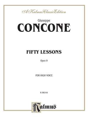 Giuseppe Concone: Fifty Lessons, Op. 9