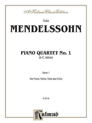Felix Mendelssohn: Piano Quartet, Op. 1