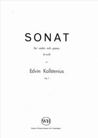 Edvin Kallstenius: Sonat For Violin And Piano