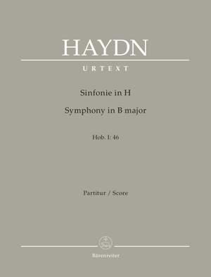 Haydn, Joseph: Symphony B major Hob. I:46