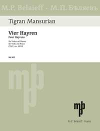 Mansurian, T: Vier Hayren