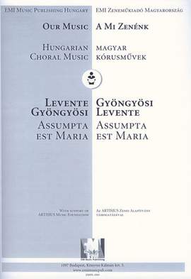 Gyöngyösi: Assumpta est Maria