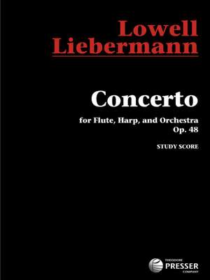Liebermann, L: Concerto: Flute, Harp, Orch.