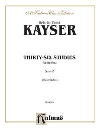 Heinrich Ernst Kayser: Thirty-six Studies, Op. 43