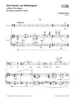 Rihm Wolfgang: Three Sonnets Product Image