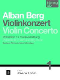 Alban Berg: Violin Concerto Band 1