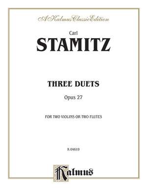 Stamitz: Three Duets, Op. 27