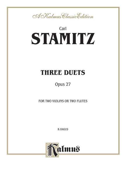 Stamitz: Three Duets, Op. 27