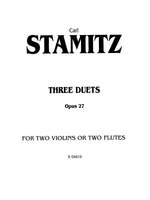 Stamitz: Three Duets, Op. 27 Product Image
