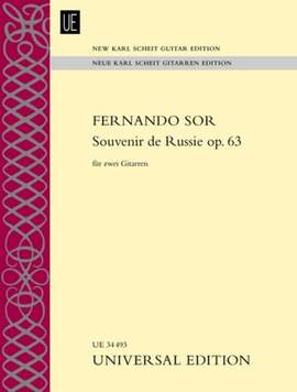 Sor Fernando: Souvenir de Russie op. 63