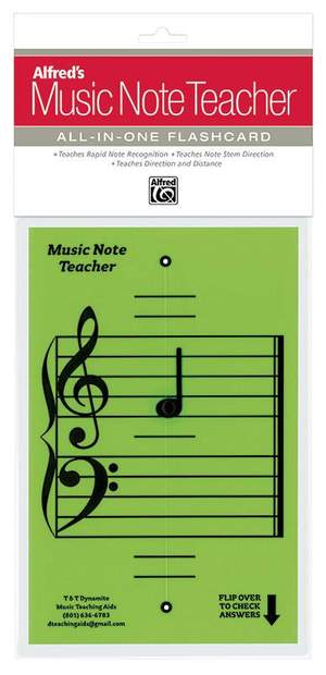 Alfred's Music Note Teacher Green